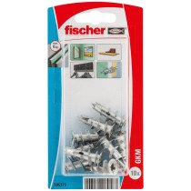 Fischer gipsplaatpluggen metaal GKM 10 stuks