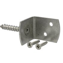 L-beslag RVS A2 4x25 mm met schroeven 4 stuks