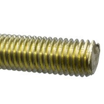 Draadeind M8 x 1000mm messing DIN975 1 stuk