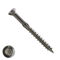 Houtbouwschroeven CSK 4,0x60/40 mm RVS C1 freeskop TORX 200 stuks