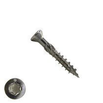 Houtbouwschroeven CSK 4,0x30/18 mm RVS C1 freeskop TORX 200 stuks