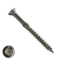 Houtbouwschroeven CSK 4,0x60/40 mm RVS C1 freeskop TORX 200 stuks