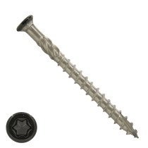 Potdekselschroeven 4x70 mm RVS C1 RAL9005 gitzwart TORX 200 stuks
