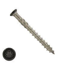 Potdekselschroeven 5x50 mm RVS C1 RAL9005 gitzwart TORX 200 stuks