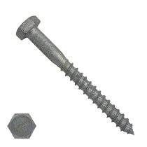 Houtdraadbouten M12 thermisch verzinkt 12x50 mm 100 stuks
