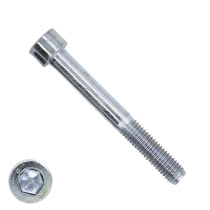 Inbusbouten cilinderkop M8 x 70mm verzinkt DIN912 50 stuks