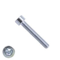Inbusbouten cilinderkop M10 x 40mm verzinkt DIN912 25 stuks