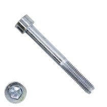 Inbusbouten cilinderkop M10 x 75mm verzinkt DIN912 25 stuks