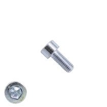 Inbusbouten cilinderkop M4 x 8mm verzinkt DIN912 100 stuks