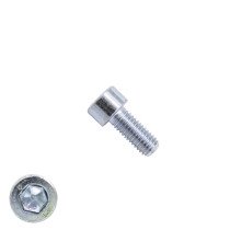 Inbusbouten cilinderkop M6 x 14mm verzinkt DIN912 100 stuks