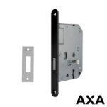 KASTSLOT ZWART 55MM VOORPLAAT INCL SLUITPLAAT AXA