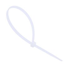 Tyraps 4,8x370mm nylon wit 100 stuks