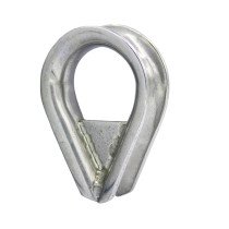 Kous met brug 8mm RVS A4 1 stuk