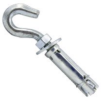 Keilbouten met haak M6x70x40mm verzinkt 1 stuk