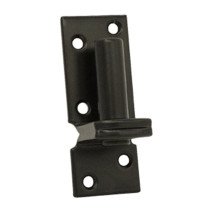 Plaatduim 16 mm zwart verzinkt