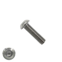 Laagbolkopschroeven laagbolkop M8 x 35mm RVS A2 ISO7380-1 50 stuks