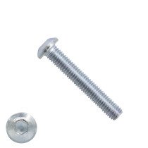 Laagbolkopschroeven laagbolkop M10 x 50mm verzinkt ISO7380-1 25 stuks