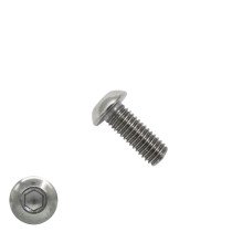 Laagbolkopschroeven laagbolkop M6 x 16mm RVS A2 ISO7380-1 100 stuks