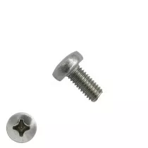Metaalschroeven cilinderkop M4 x 6mm DIN7985 RVS A2 philips 200 stuks