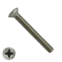 Metaalschroeven lenskop M5 x 60mm DIN966 RVS A2 philips 200 stuks