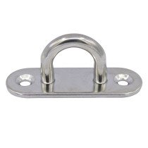 Mastoog ovale grondplaat 80mm RVS A2 1 stuk