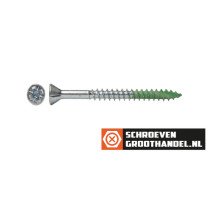 MDF-schroeven 4x50 mm verzinkt freeskop Pozidriv 200 stuks