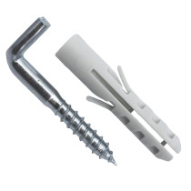 Nylon pluggen 8mm met muurduimen 50mm 6 stuks