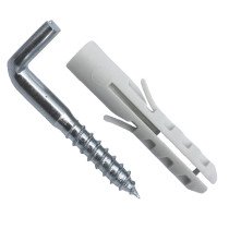 Nylon pluggen 8mm met muurduimen 50mm 6 stuks