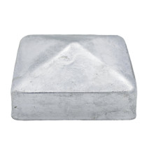 Paalkap pyramide 71x71 mm thermisch verzinkt 1 stuk