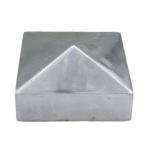 Paalkap pyramide 71x71 mm aluminium 1 stuk