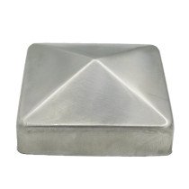 Paalkap pyramide 71x71 mm RVS A2 1 stuk