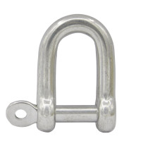 D-sluiting met borgbout 10mm RVS A4 1 stuk