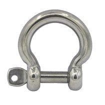 Harpsluiting met borgbout 8mm RVS A4 1 stuk