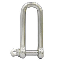 D-sluiting lang 8mm RVS A4 1 stuk