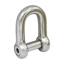 D-sluiting met inbus 8mm RVS A4 1 stuk