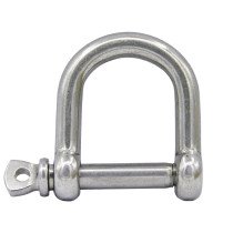 D-sluiting breed 8mm RVS A4 1 stuk