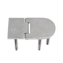 Scharnier zonder gaten 76x40mm RVS A4 1 stuk
