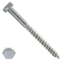 Houtdraadbouten M12 verzinkt 12x80 mm 50 stuks