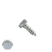 Houtdraadbouten M6 verzinkt 6x20 mm 200 stuks