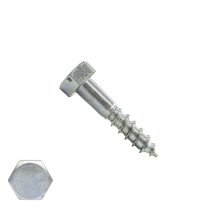 Houtdraadbouten M8 verzinkt 8x25 mm 200 stuks