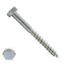 Houtdraadbouten M8 verzinkt 8x60 mm 200 stuks