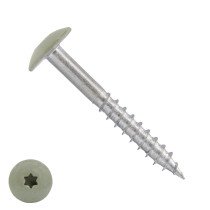 Schroeven voor Trespa® / HPL-platen 4,8x38 mm RAL7038 agaatgrijs RVS A2 TORX 100 stuks