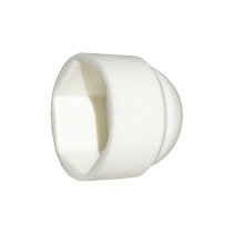 Afdekkapjes voor zeskantmoer M6 / SW10 wit 100 stuks