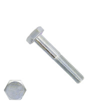 Zeskantbouten M12 x 40mm verzinkt DIN931 100 stuks