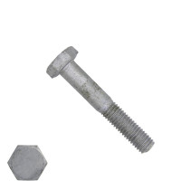 Zeskantbouten M8 x 50mm thermisch verzinkt DIN931 200 stuks