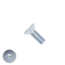 Inbusbouten verzonken kop  M4 x 16mm verzinkt DIN7991 100 stuks