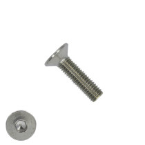 Inbusbouten verzonken kop  M8 x 30mm RVS A2 DIN7991 50 stuks