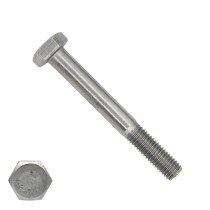 Zeskantbouten M20 x 60mm RVS A2 DIN931 25 stuks