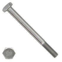 Zeskantbouten M24 x 120mm RVS A2 DIN931 10 stuks