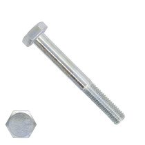 Zeskantbouten M6 x 60mm verzinkt DIN931 200 stuks
